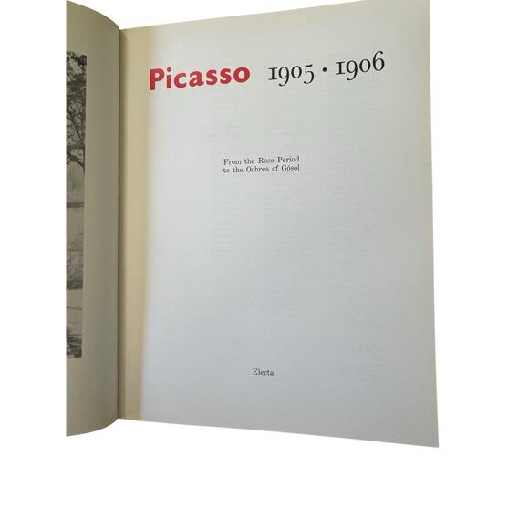 Pablo Picasso 1905 - 1906 Book (English Edition) Brochure (Spanish) Rose Ochres - Picture 4 of 11